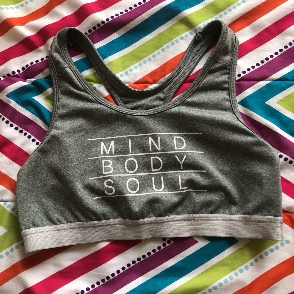 Workout sports bra